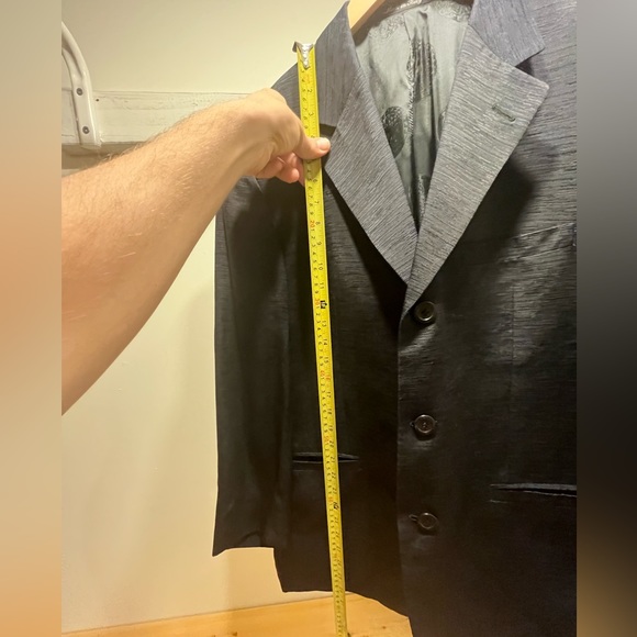 Authentic Vintage Versace Classic V2 3 button Silk blazer mens 50R Italy - Picture 7 of 11